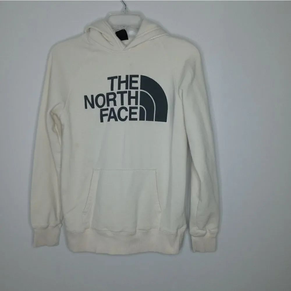 The North Face ivory hoodie size XS